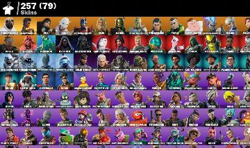Conta Fortnite COM 257 SKINS / SKINS, PICARETAS E PACOTES EXCLUSIVAS