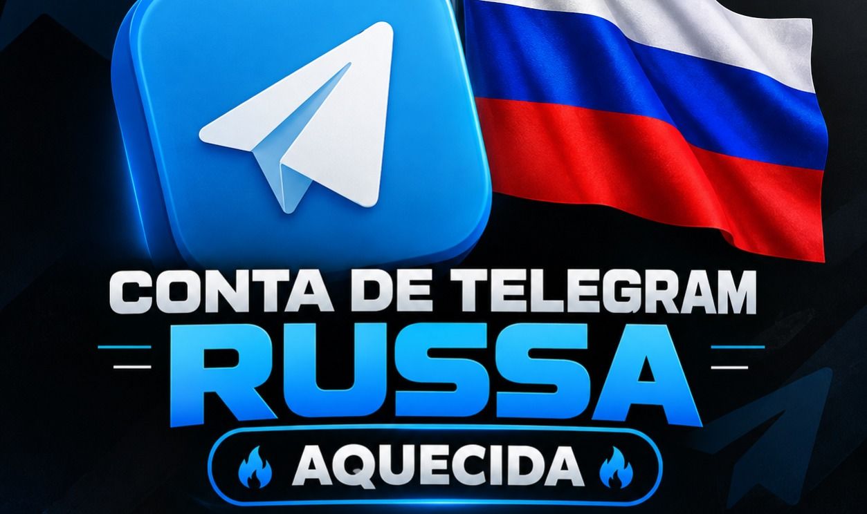 CONTAS DE TELEGRAM RUSSA AQUECIDAS