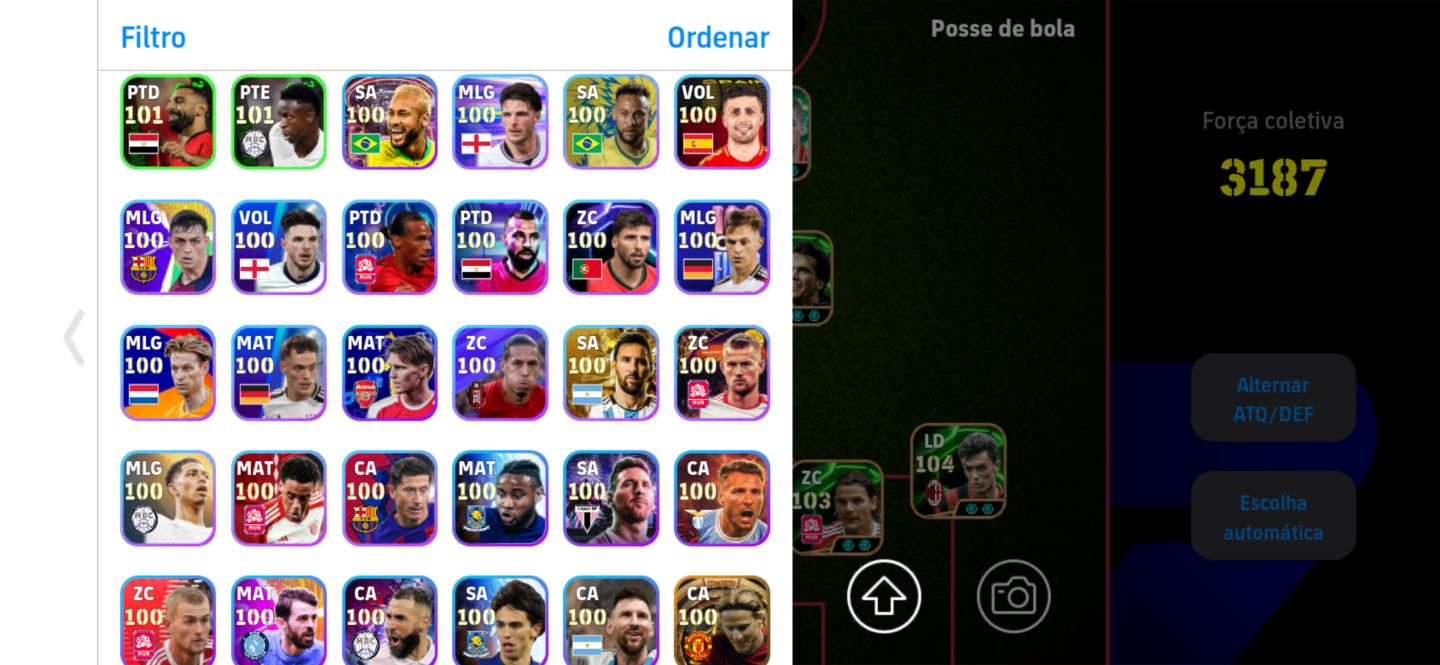 Conta Efootball Rara!! Messi do Pack, Forlan, Rijjkard, Iniesta e Mais..