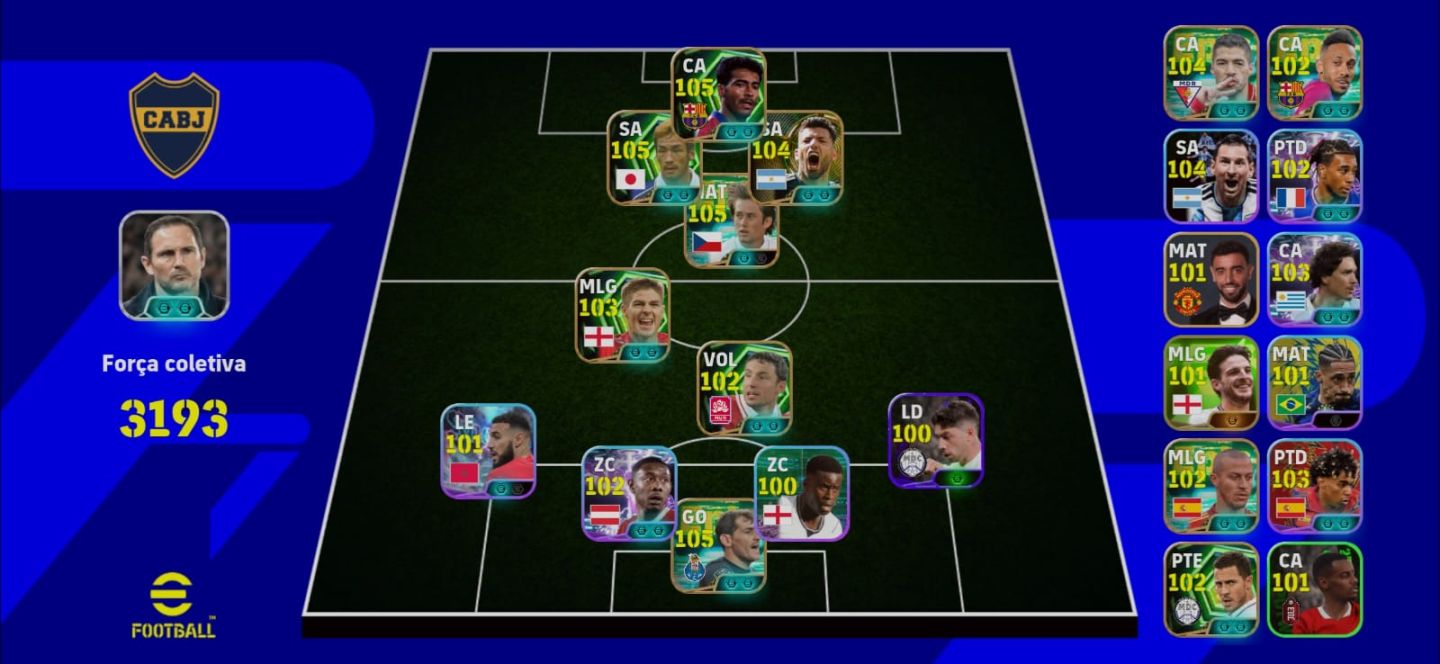 CONTA EFOOTBALL RARA! ROMARIO BUGADO + AGUERO BLITZ + NAKATA + ROSICKY E+++!