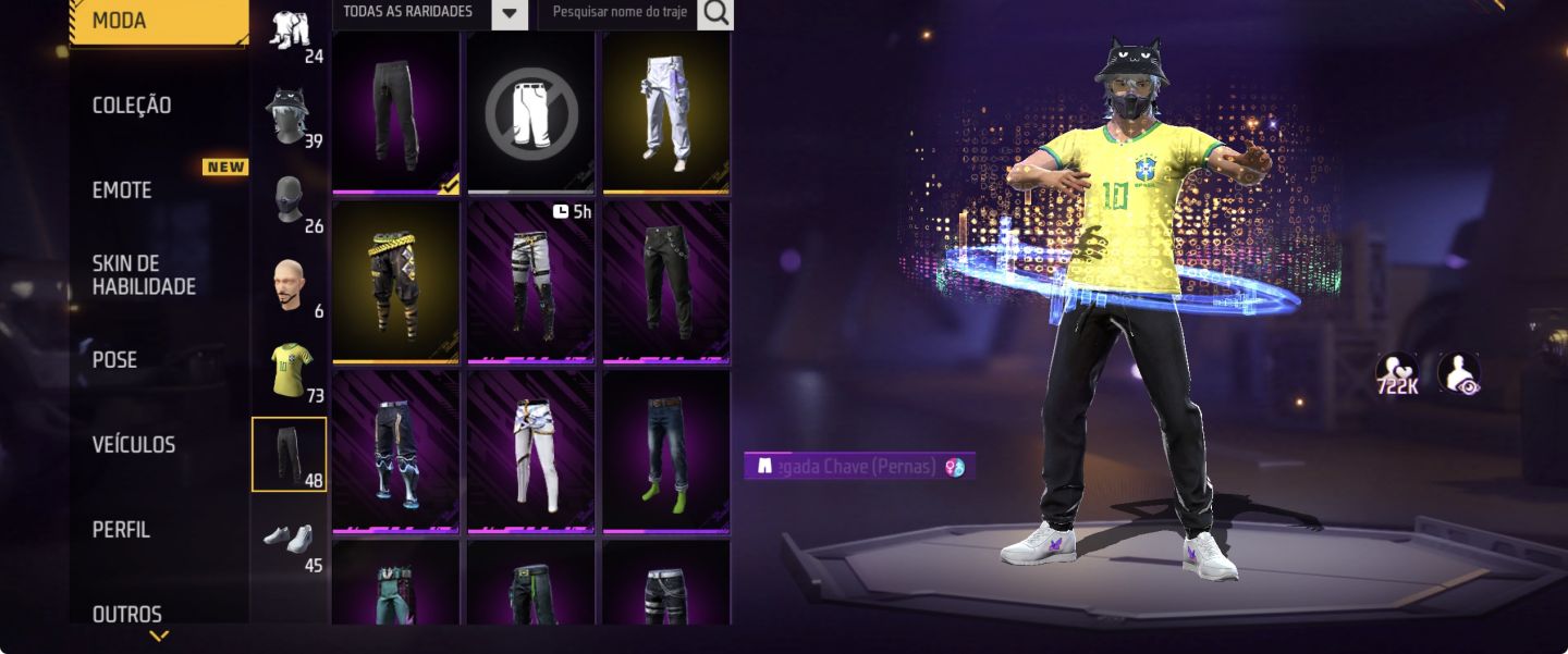 Conta Freefire (Passe do Sonho lapidado e muito mais)