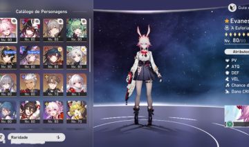CONTA HONKAI STAR RAIL COM EVANESCIA E2S1 E BANNER GARANTIDO