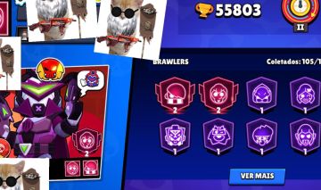 CONTA DE BRAWL E CLASH ROYALE UPADAS