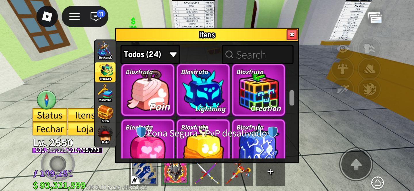 Conta blox frutos 2550