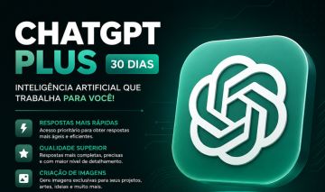 CONTAS CHATGPT PLUS 30 DIAS, BEM MAIS BARATAS !!