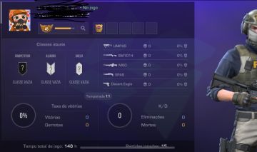 Conta de standoff 2 antiga level 45 + skin básicas - via gmail