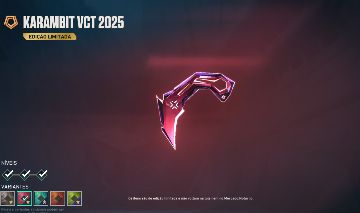 CONTA VALORANT com Karambit VCT 2025