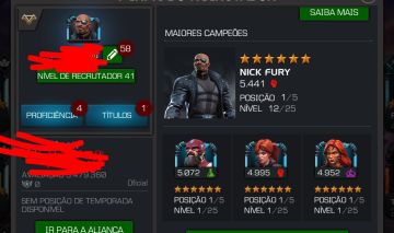 Conta inicial mtc Marvel torneio dos campeões