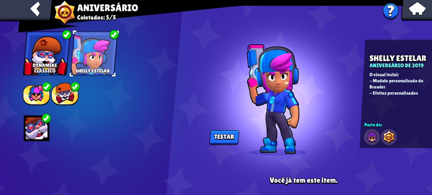 Conta brawl stars gemada e rara!!!
