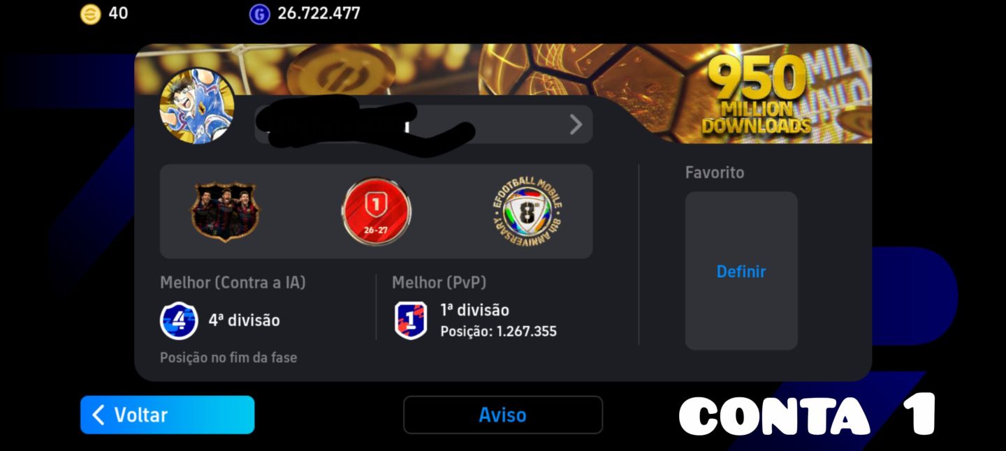 CONTAS DE EFOOTBALL UPADAS | COM ÉPICOS E PREÇOS ACESSÍVEIS!