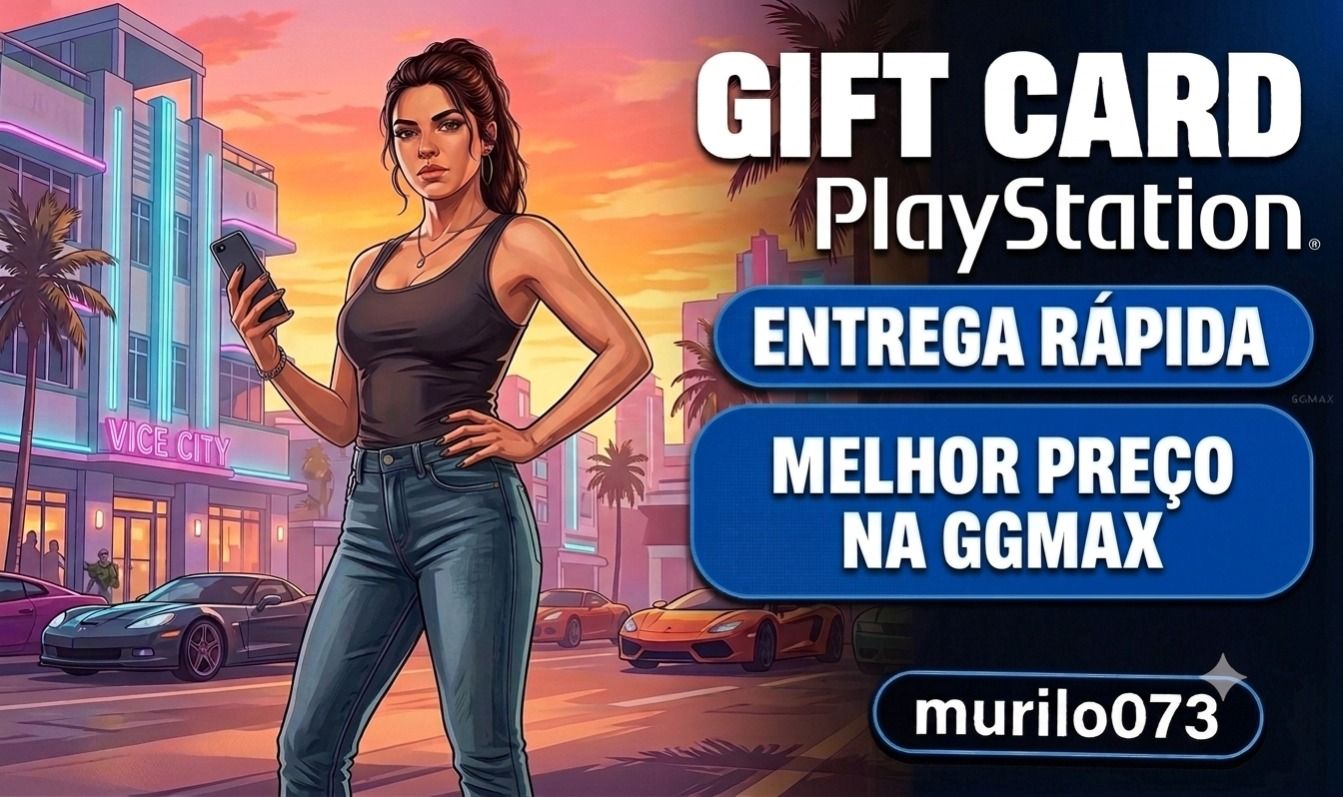 Gift Card PSN - Cartão- Saldo PlayStation Brasil [Código] Entrega Automática 24H