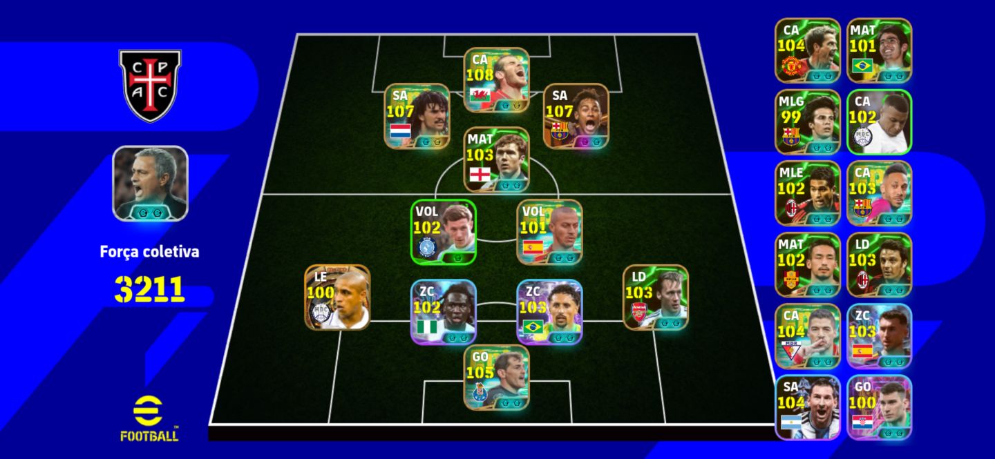 Conta Efootball com Gullit + Bale + Neymar