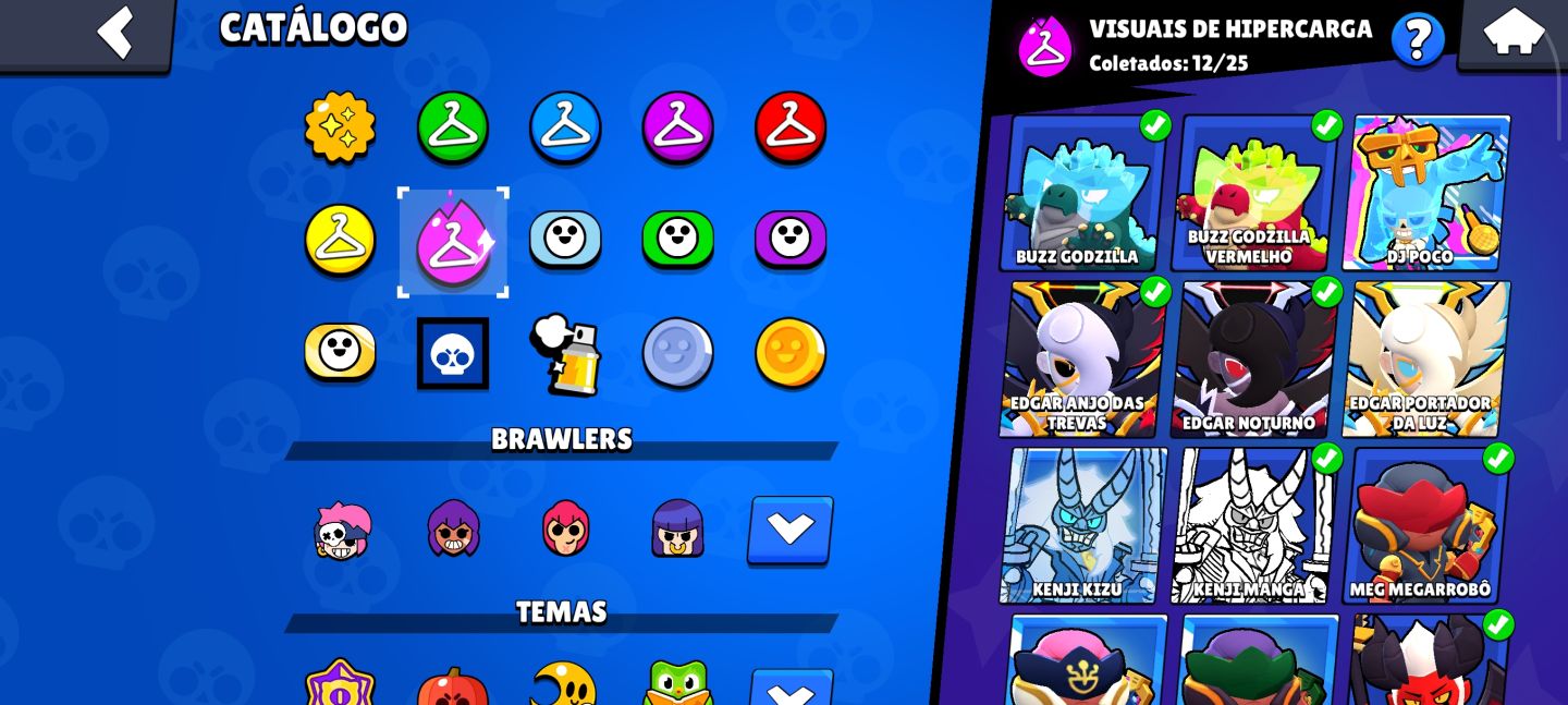 Conta Brawl 122k de troféu, Fama ALIEN, FULL TUDO, Cheio de skin rara antiga.