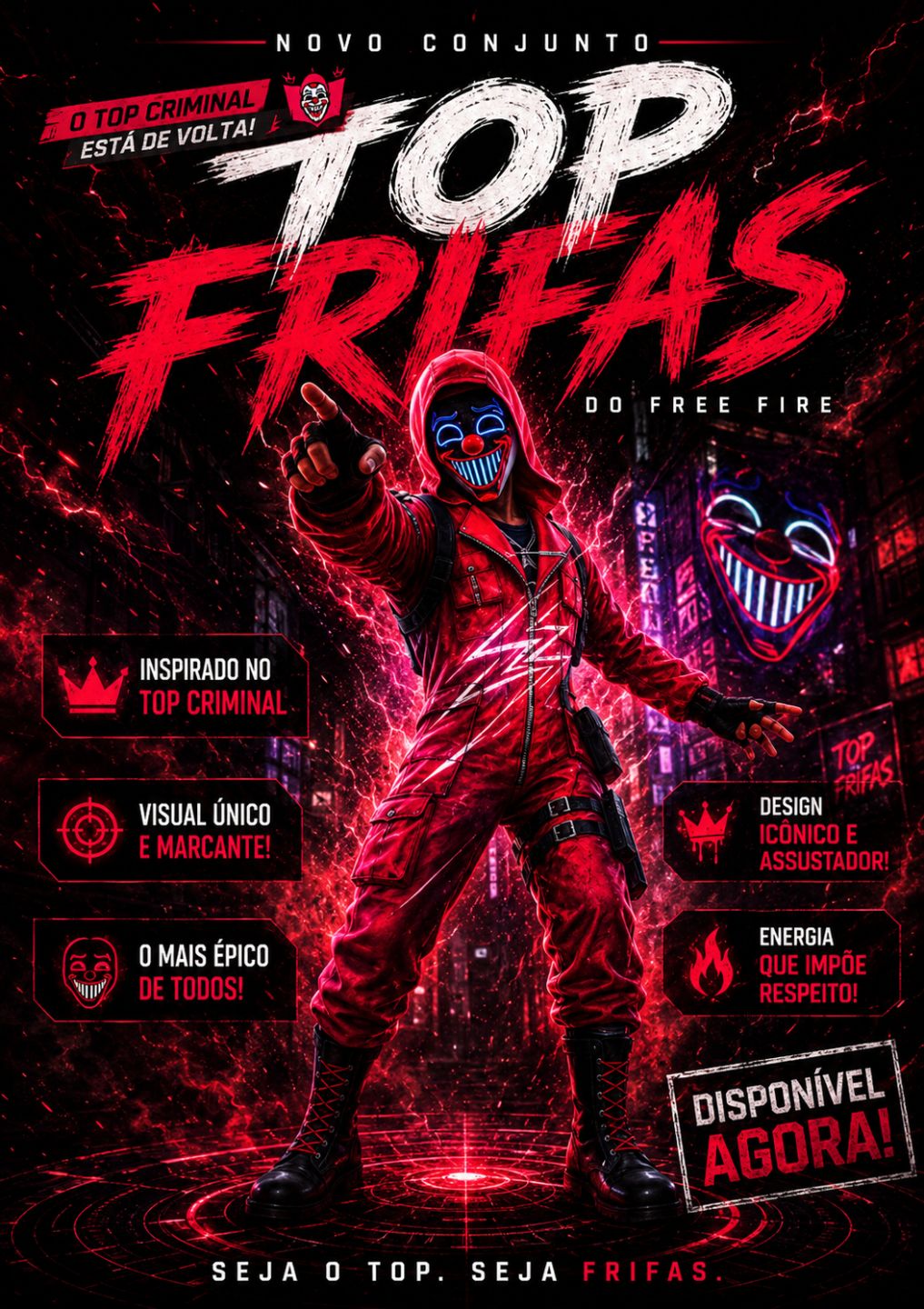 PROMOÇÂO CONTAS FREE FIRE LEVEL 5 / 8 / 15 / 20 / 30