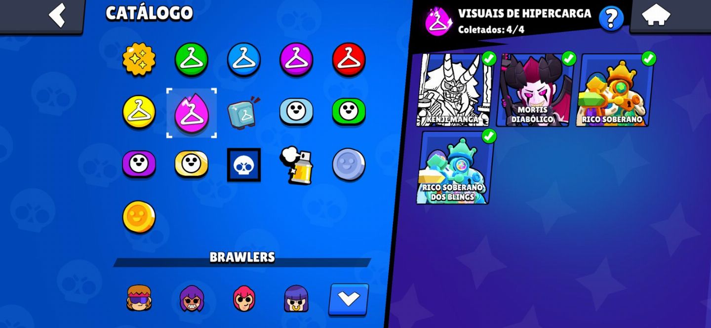 Conta Brawl Star desde do BETA