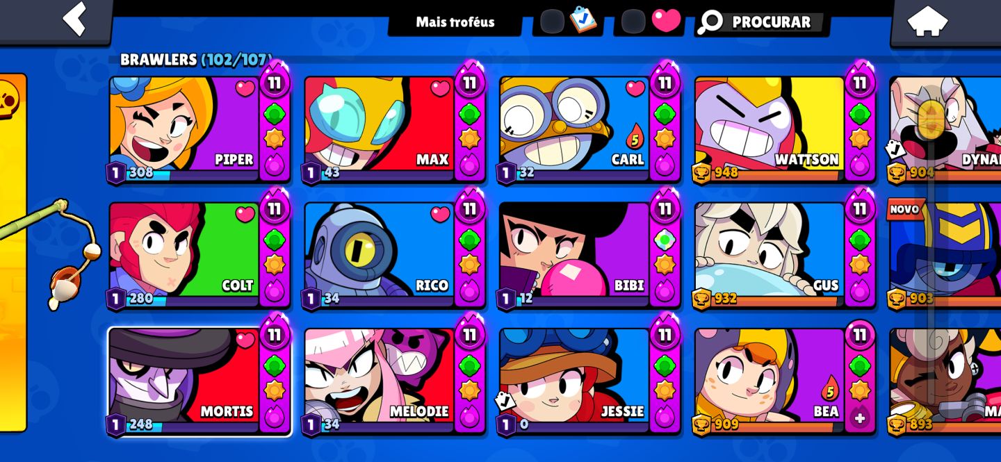 Conta de brawl stars rara