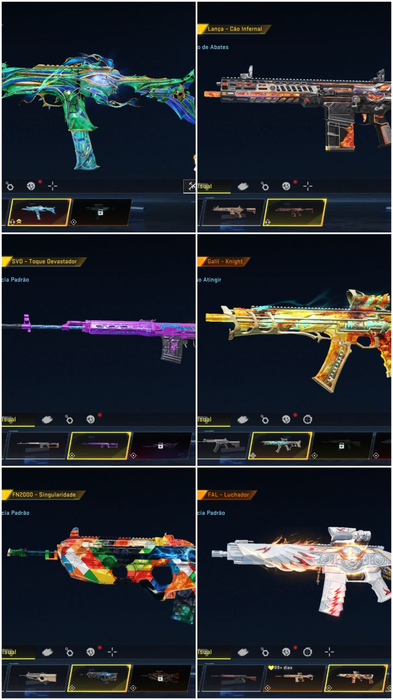Conta de blood strike com armas eternal e ultras