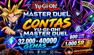 CONTAS YU-GI-OH! MASTER DUEL | 32.00 - 40000 GEMAS | 800 UR + 1.000 SR