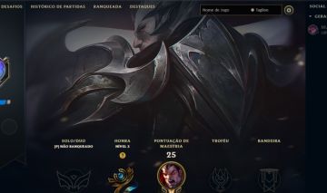 Conta smurf do lol lv 26 skin Rei Darius