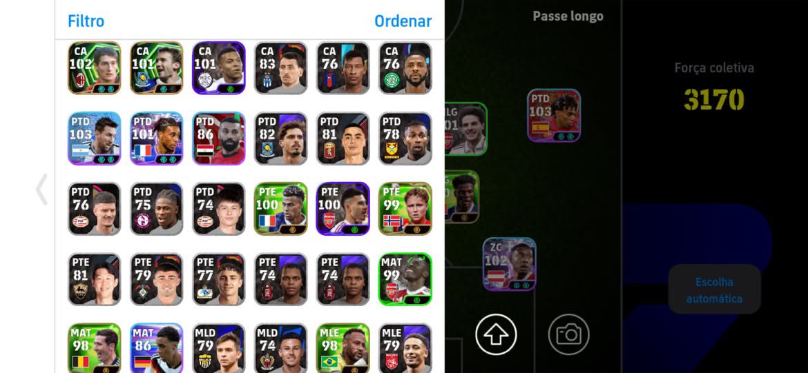CONTA PREMIUM EFOOTBALL 2026 FORÇA COLETIVA 3171