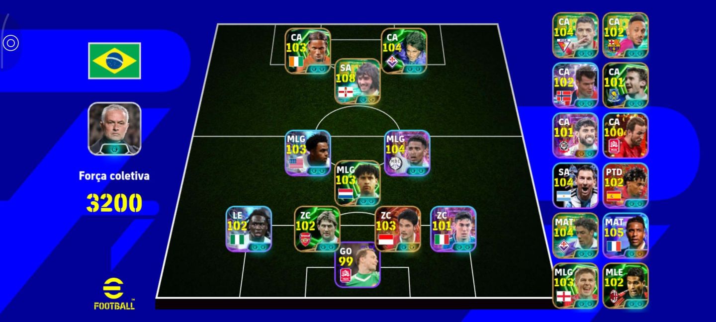 Conta Efootbal Mobile Top