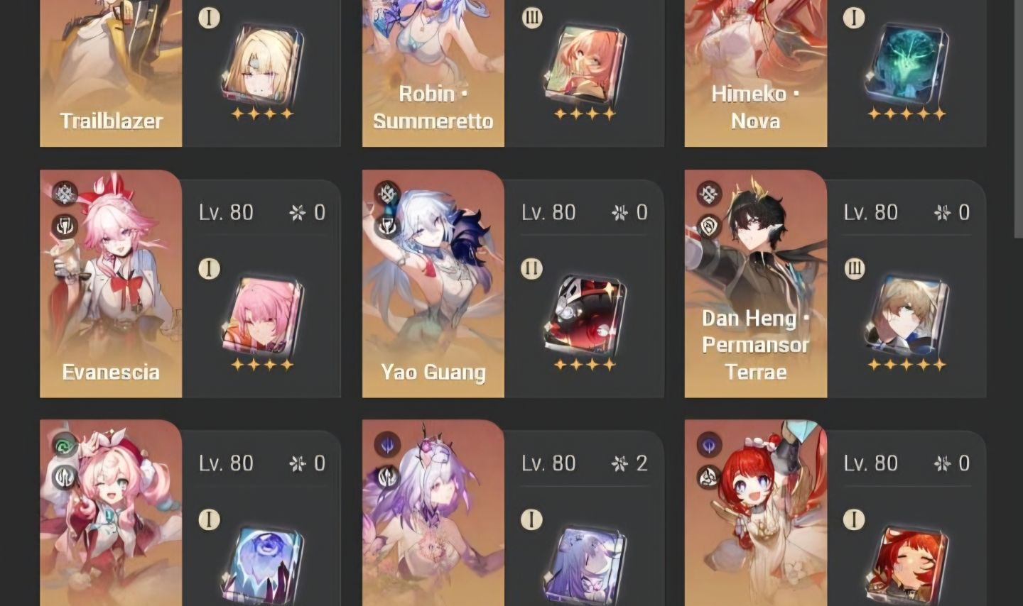 Continha top de Honkai disponível