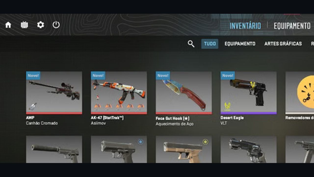 Conta CS2 Prime | Gut Hook Aquecimento de Aço + Skins | Trade Ban