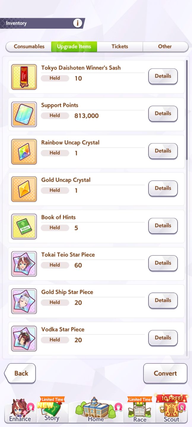 Uma Musume pretty derby - 120k carats - Tokai teio - seiun sky - 35 SSR -