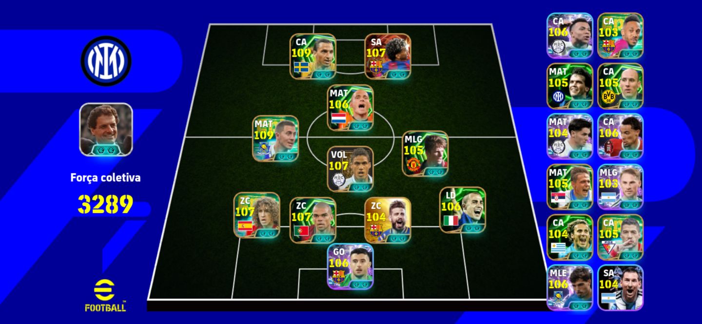 Conta Efootball 3289 força