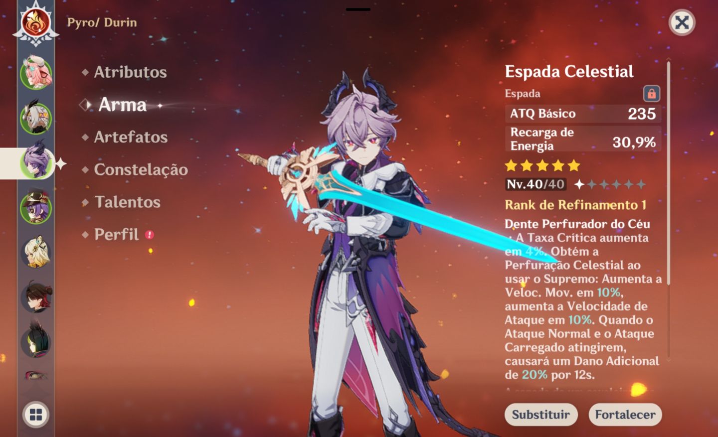 Varesa c1r1 podendo pegar c2 no seletor xilonen c1 e durin