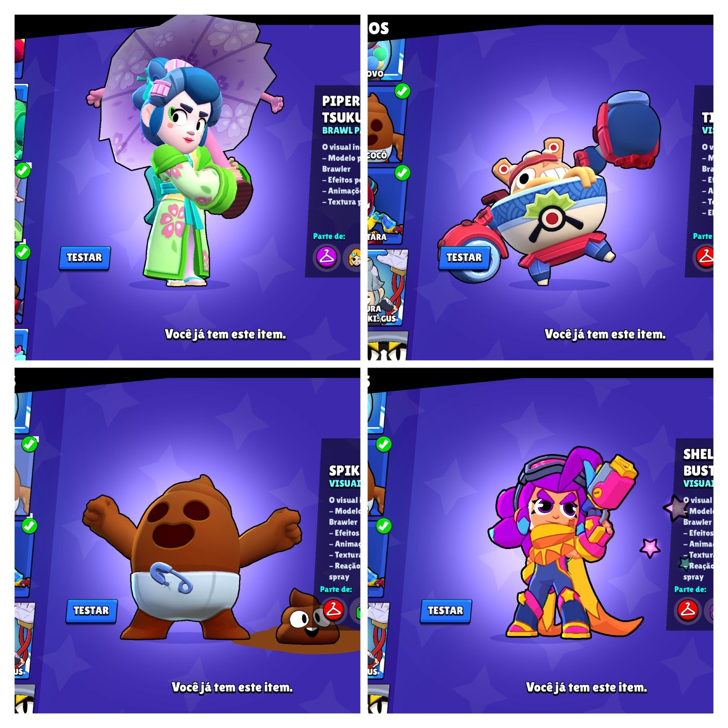 CONTA BRAW 44K | 107 BRAWLERS DESBLOQUEADOS| + DE 320 SKINS E MUITAS EXCLUSIVAS