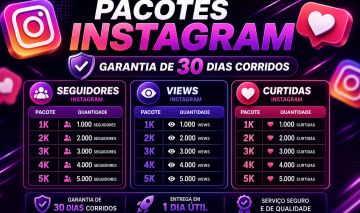 [INSTAGRAM] SEGUIDORES, CURTIDAS E VIEWS