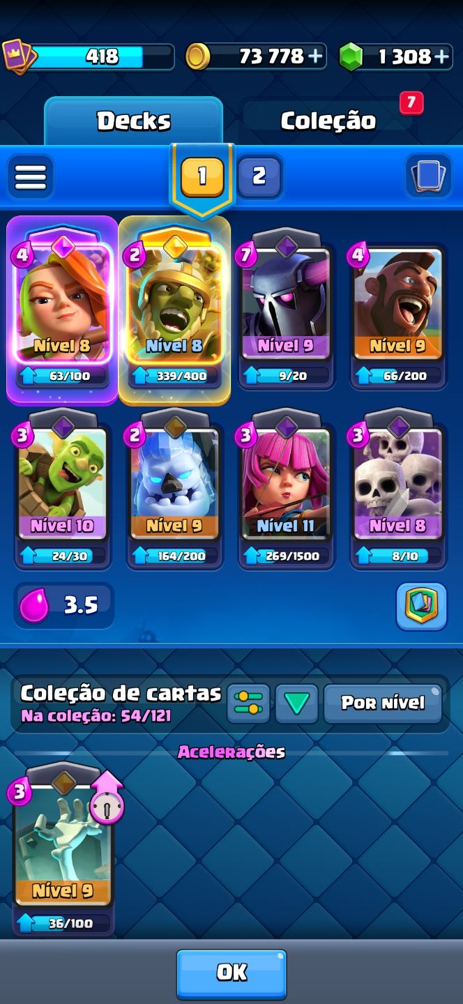 CONTA CLASH ROYALE [MELHOR PREÇO] 1 CAPEÃO 1 EVO