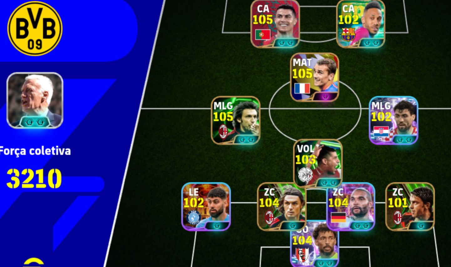CONTA EFOOTBALL 3210 CRISTIANO RONALDO ETC