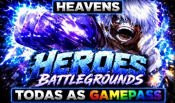 (MENOR PREÇO) Heroes Battlegrounds | VIP + Emotes + EA
