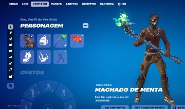 Conta de fortnite rara (com travis e minty) Valor negociável