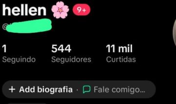 CONTA DE TIKTOK 600 seguidores engajada