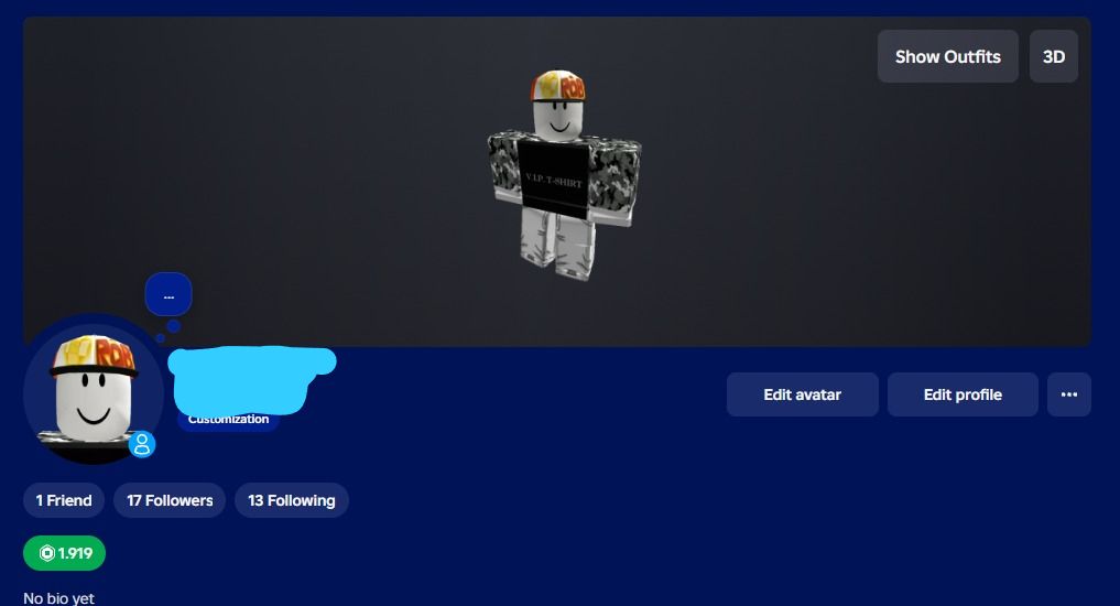 Conta Roblox 2010 | 6 Limiteds | 1.900 RAP