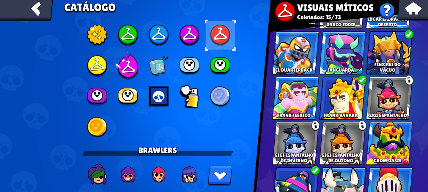 Conta Top Brawl Stars e Clash Royale, as duas estão bem tops