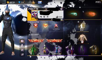 CONTA FREE FIRE - 2 ANGELICAL - UMP E XM8 ATRIBUTADA