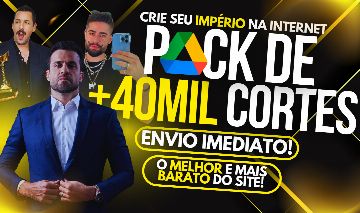 PACK DE CORTES DIVERSOS VIRAIS! (PREÇO DE FORNECEDOR!) (MAIS BAIXO DO SITE)