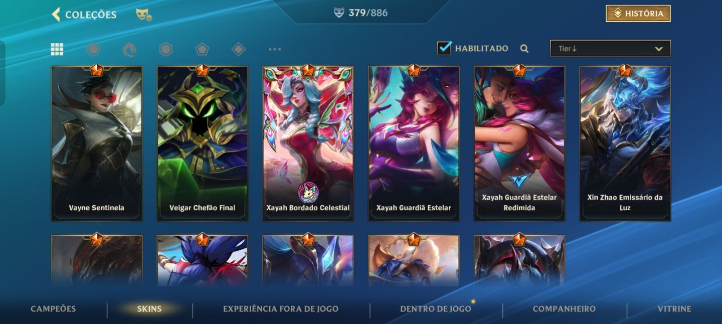 Conta muito rara Wr, 340+ skins 70K Coleção