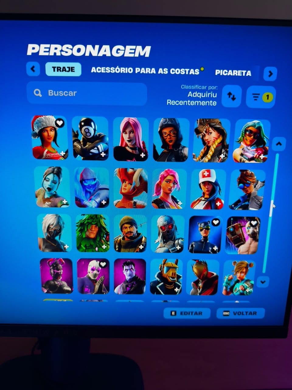 CONTA DE FORTNITE RARA MINTY AXE, TRAVIS, PICARETA KRATOS E MAIS