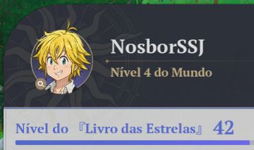 CONTA NANATSU, BASTANTE RECURSO E FRAGMENTO ESTELAR