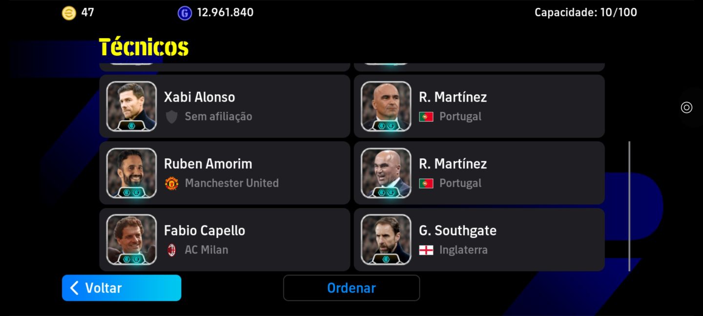 CONTA eFOOTBALL 3253 FORÇA | TIME FORTE