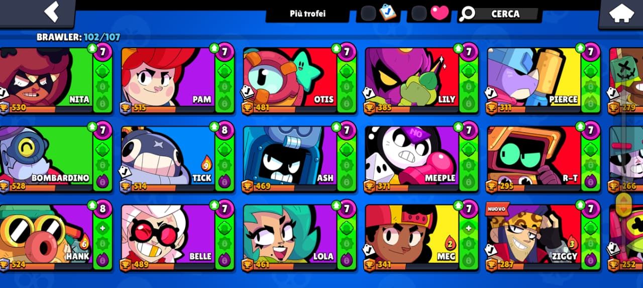 Conta Brawl Stars 73k 106 brawlers 2019