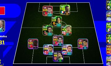 Conta eFootball Brabos da Copa do mundo Full