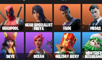 CONTA FORTNITE 14 SKINS COM MIDAS