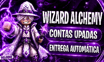 CONTAS WIZARD ALCHEMY | ALQUIMIA DE MAGO | ENTREGA AUTOMÁTICA | 50K GOLD
