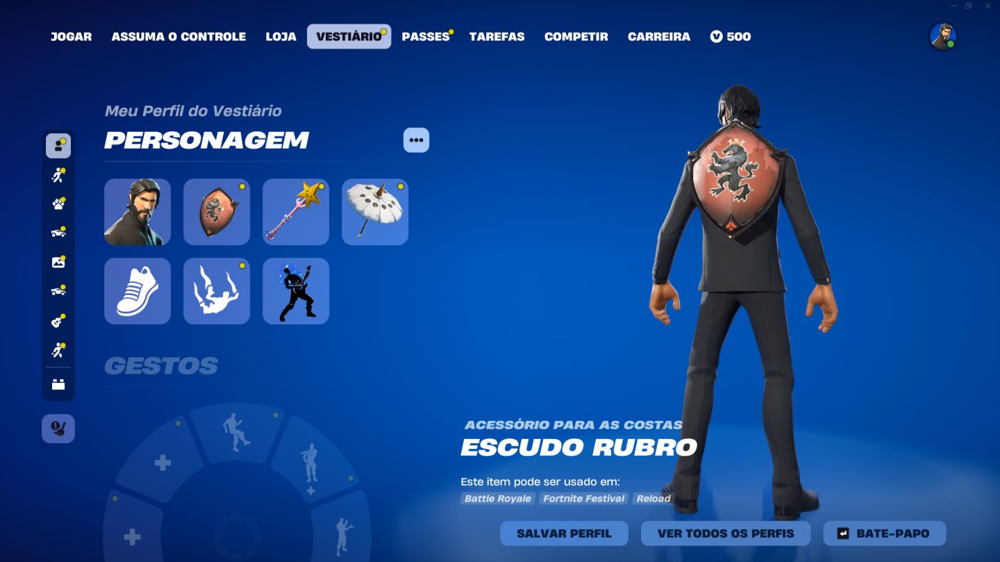 Conta Fortnite OG Season 3 com várias skins